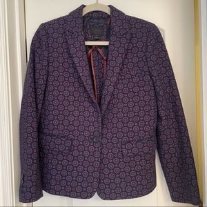 J. Crew Collection Medallion Wool Blazer - Rare